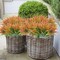 24 PCS Outdoor Faux Grasses Plastic Plants Greenery UV Resistant